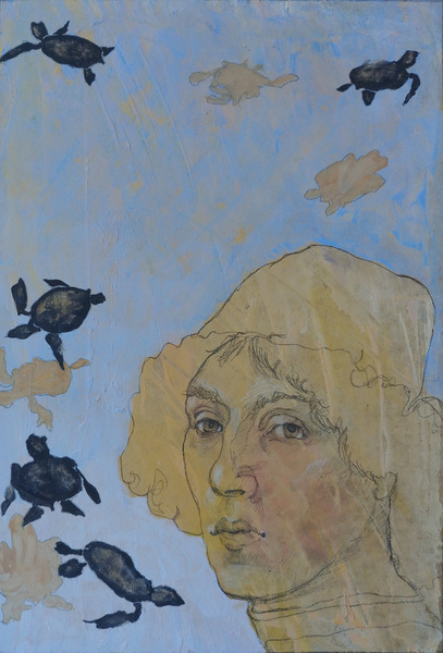 Tortues II - 21x30 - tempera